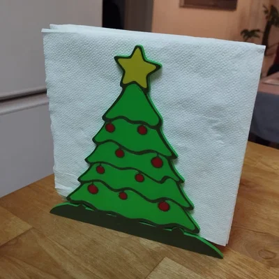 Khay đựng khăn giấy hình cây thông Noel 3D độc đáo cho ngày lễ