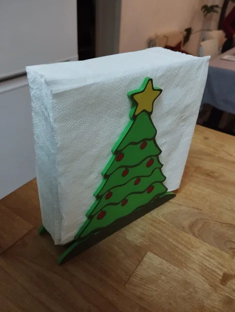 Khay đựng khăn giấy hình cây thông Noel 3D độc đáo cho ngày lễ - Image 2