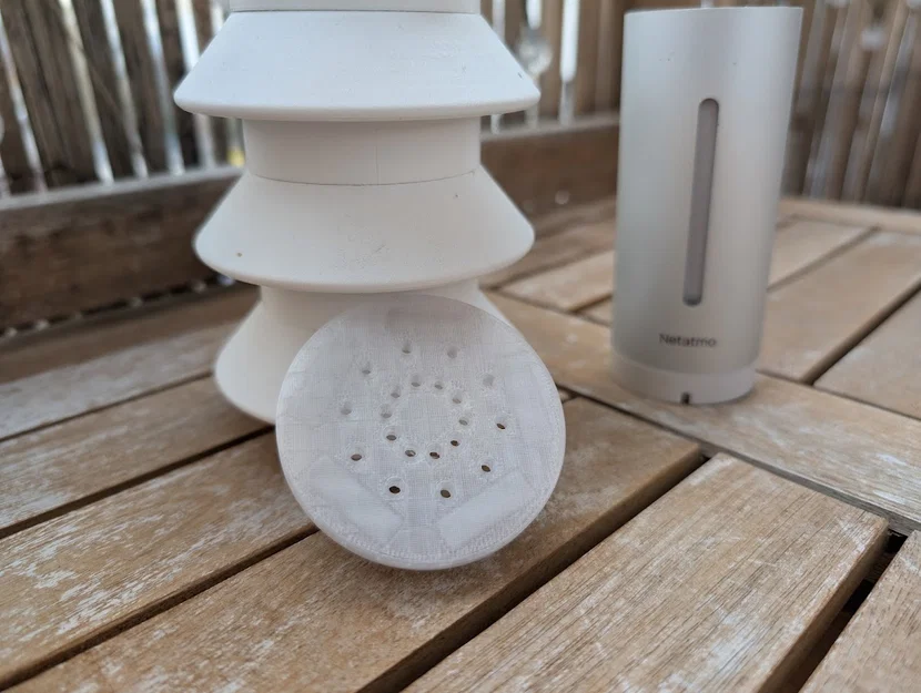 Đế gắn nam châm cho module ngoài trời Netatmo (5 vị trí nam châm) - Image 1