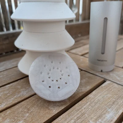 Đế gắn nam châm cho module ngoài trời Netatmo (5 vị trí nam châm)
