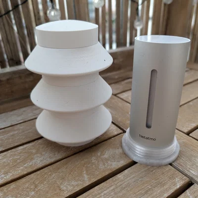 Đế gắn nam châm cho module ngoài trời Netatmo (5 vị trí nam châm)