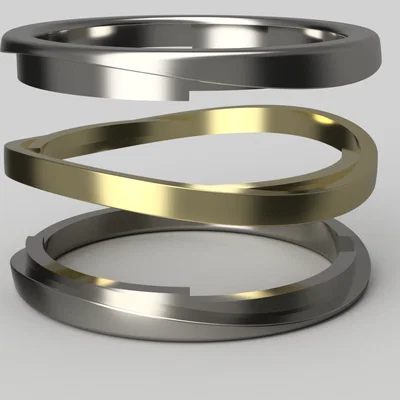 Alliance 25 – Nhẫn cưới bicolor vượt thời gian