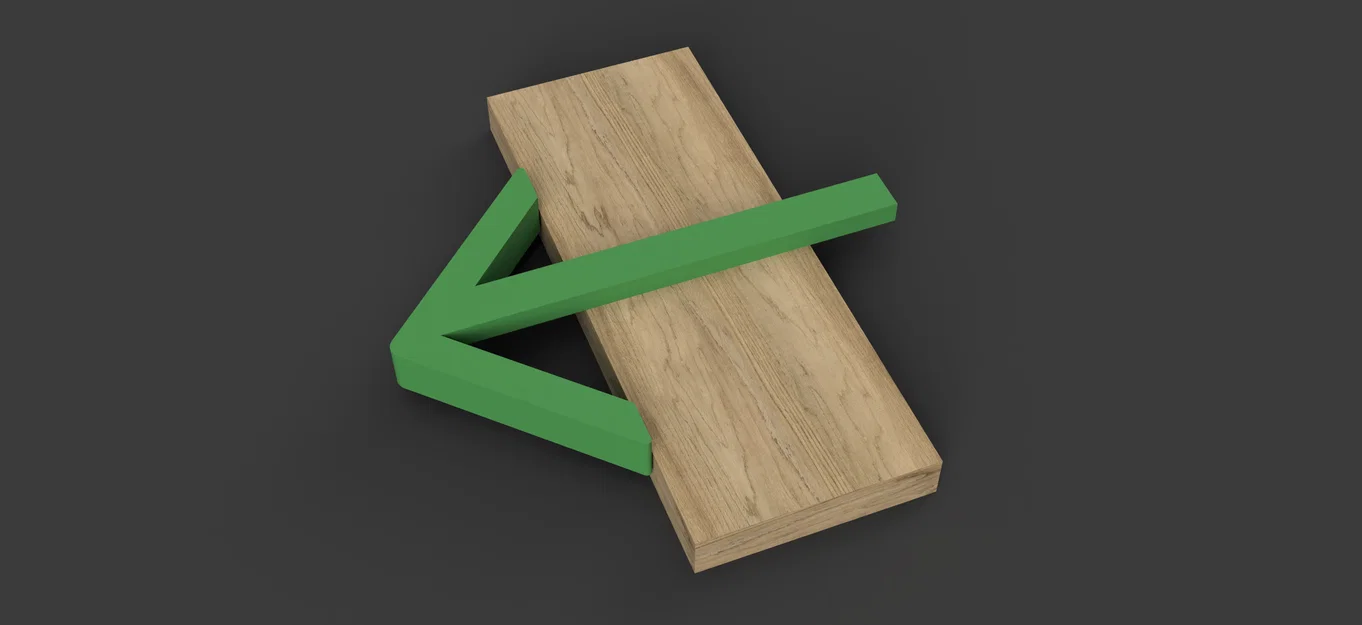 Dụng cụ 3D tìm tâm và căn góc vuông cho thợ mộc - Image 2