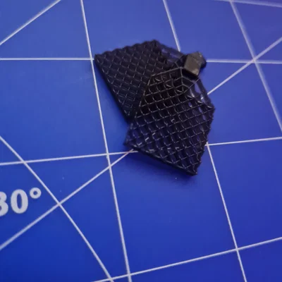 Mô hình Gridfin chân thực cho SpaceX Starship (In 3D SLA)