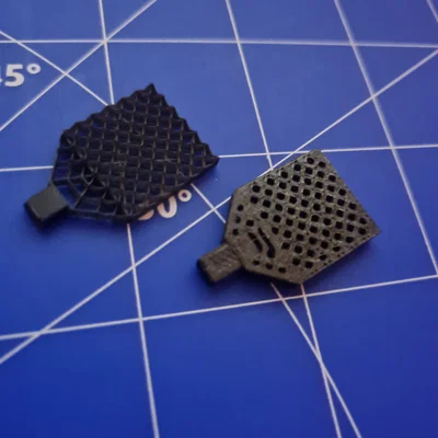 Mô hình Gridfin chân thực cho SpaceX Starship (In 3D SLA)