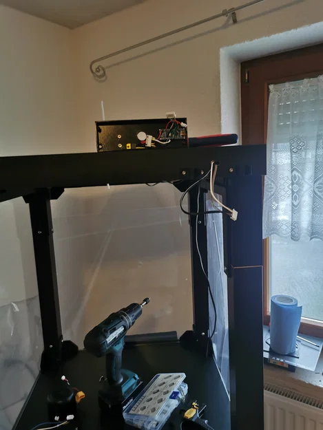Prusa Enclosure V2: Hệ thống điều khiển Đèn & Quạt (Không cần Support) - Image 5