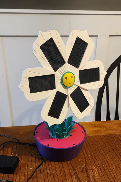 Solar Tracker Sun Flower – Hoa hướng dương bám nắng 2 trục - Image 2