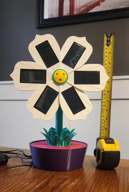 Solar Tracker Sun Flower – Hoa hướng dương bám nắng 2 trục - Image 5