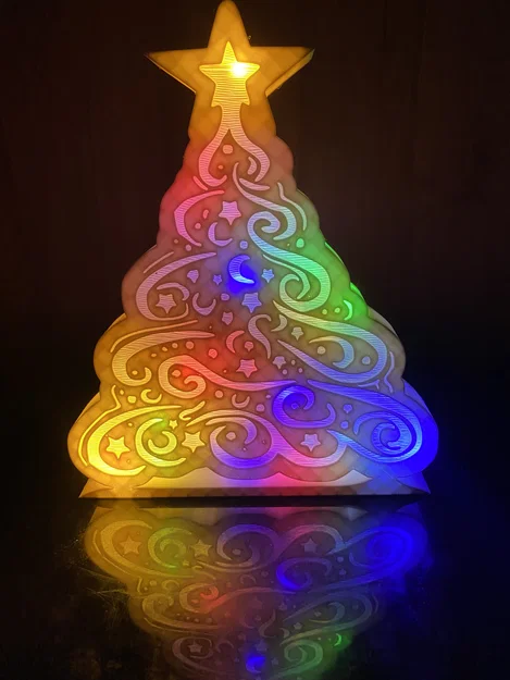 Cây thông Noel (Christmas tree) in 3D - Image 1