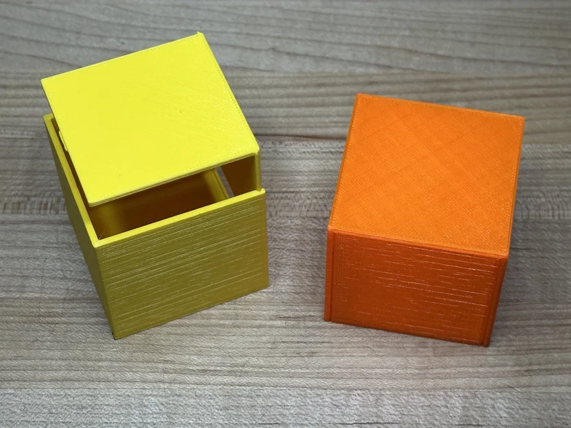 Mẫu hộp quà khối vuông 50mm thiết kế in 3D tiện lợi - Image 2