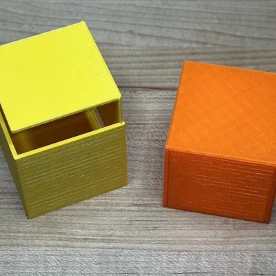 Mẫu hộp quà khối vuông 50mm thiết kế in 3D tiện lợi