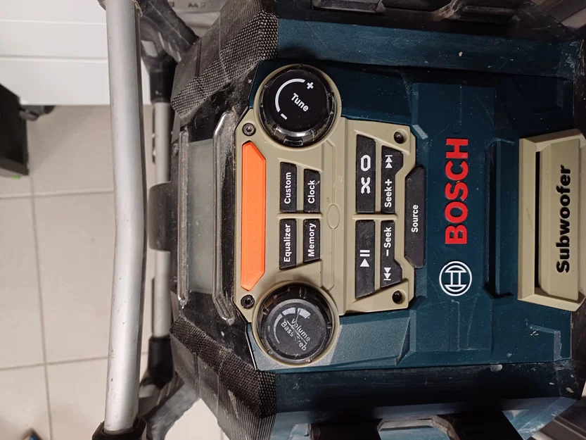 Nút bấm thay thế cho đài công trường BOSCH GML20 (File in 3D) - Image 1