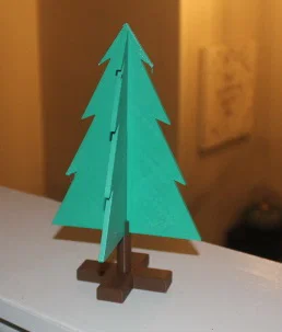 Mô hình Cây Thông Giáng Sinh 3D Độc Đáo Để Bàn (Free Standing Christmas Tree) - Image 1