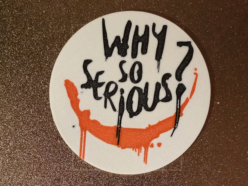 Coaster Joker Dark Knight “Why So Serious” - Image 2