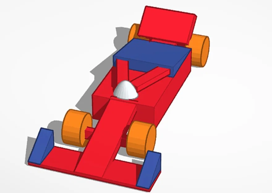 Mô hình xe đua F1: Thiết kế độc đáo cho dân mê in 3D - Image 1