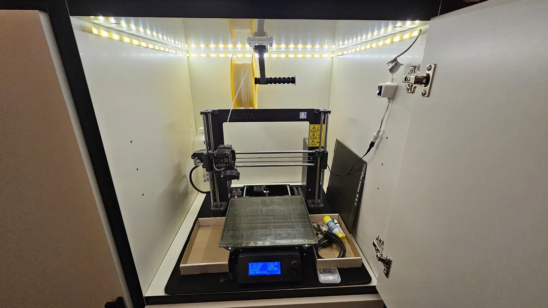 Ngàm treo cuộn nhựa 3D thông minh cho Prusa MK3S (Upside-down mount) - Image 2