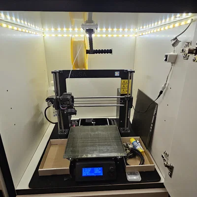 Ngàm treo cuộn nhựa 3D thông minh cho Prusa MK3S (Upside-down mount)