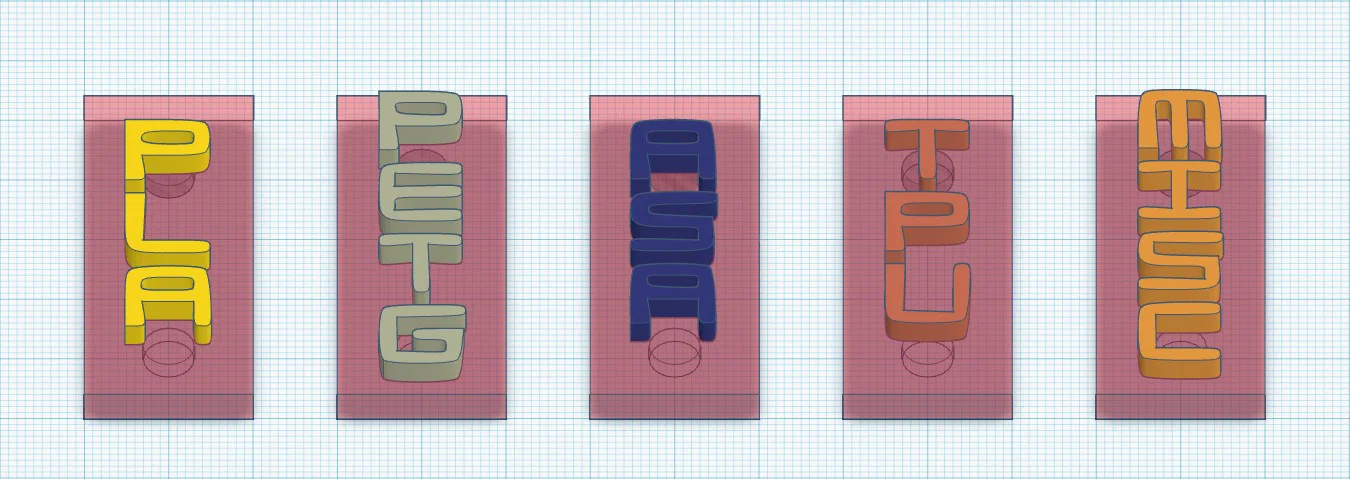 Thẻ Tag Nam Châm Cho Kệ Filament (Magnetic Filament Rack Tags) - Image 2