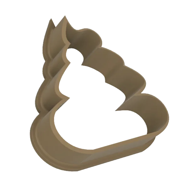 Khuôn Cắt Bánh Quy Poop Emoji: Nướng Bánh Cho Cả Nhà Cười! - Image 1