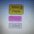 Móc khóa in 3D Mimi & Papa tặng ông bà - Thumbnail 2