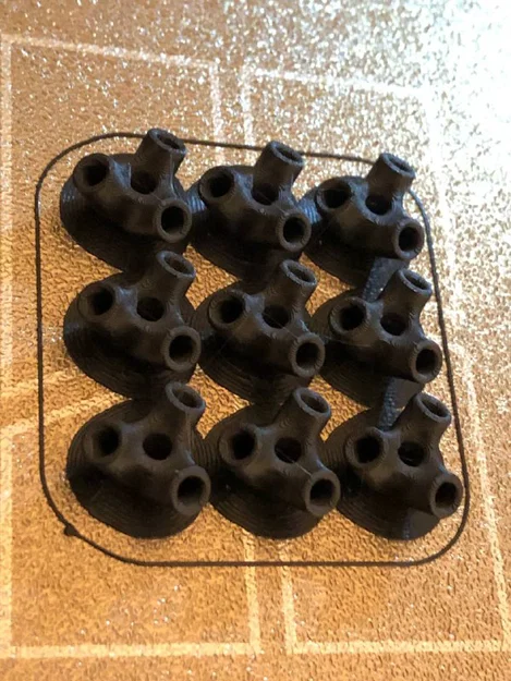 Bộ khớp nối in 3D tạo hình khối tứ diện từ que gỗ cực dễ - Image 3
