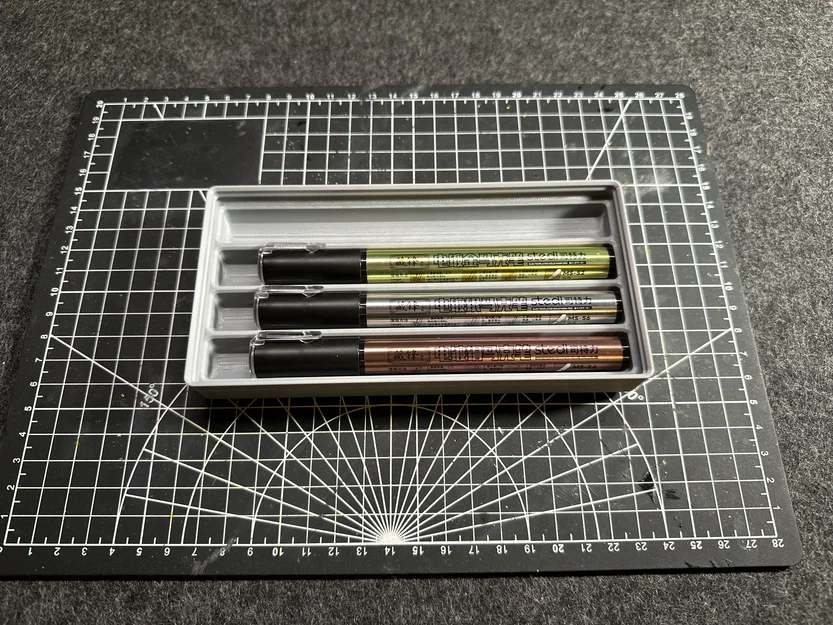 Khay đựng bút Gridfinity 2x4x3 cho bàn làm việc ngăn nắp - Image 1