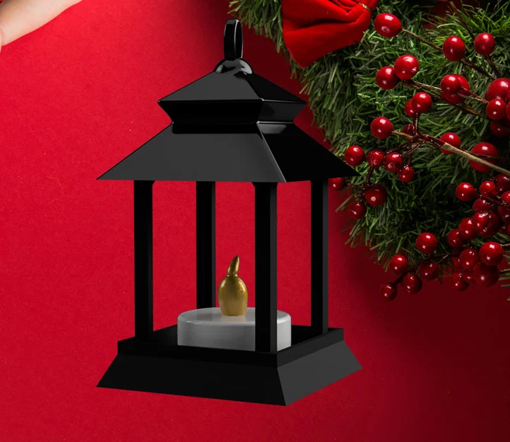 Đèn Lồng Vintage Mini – Ornament Noel Treo Cây Thông - Image 1