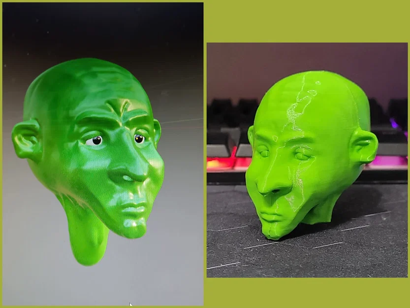 Mô hình đầu Goblin 3D chi tiết - In không cần support - Image 1
