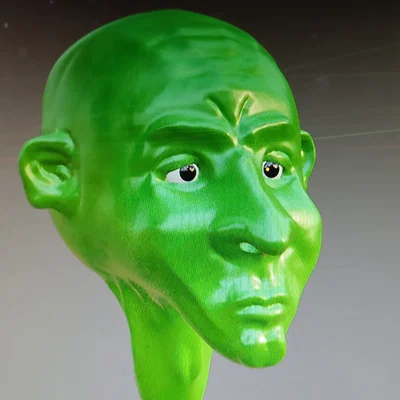Mô hình đầu Goblin 3D chi tiết - In không cần support