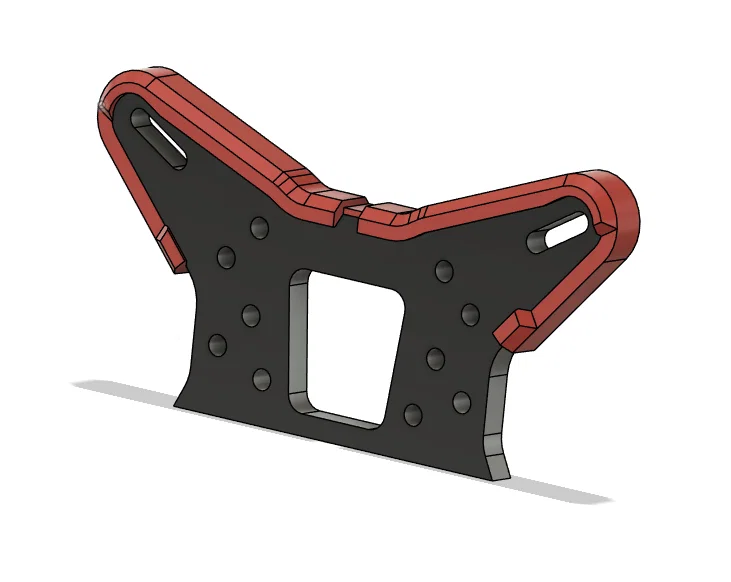 Ốp bảo vệ tháp giảm xóc PR Racing PRSB401R (Tower Guards) in 3D - Image 2