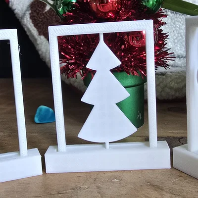 Mô hình trang trí cây thông xoay (Spinning Tree Ornament) cho Giáng sinh