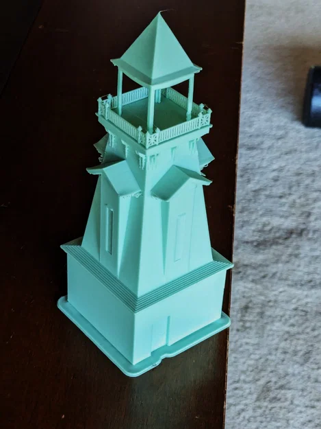 Mô hình tháp chuông Blethen Chimes Tower 3D tinh xảo - Image 1