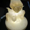Đèn ngủ 3D mô hình bust robot Afrodita A (Mazinger Z) độc đáo - Thumbnail 1