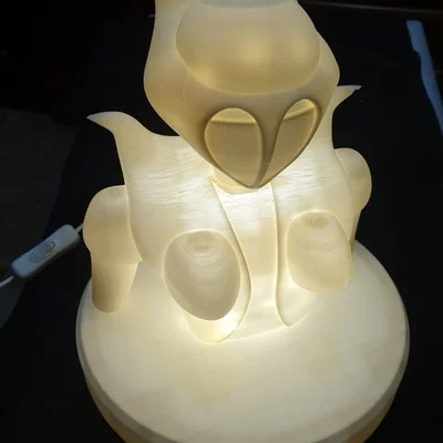 Đèn ngủ 3D mô hình bust robot Afrodita A (Mazinger Z) độc đáo