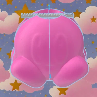 Khuôn đổ nến Kirby 3D - Tự làm đồ trang trí siêu đáng yêu