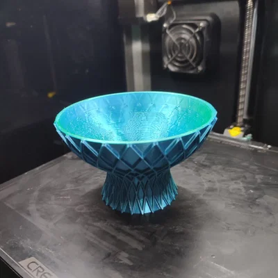 Mẫu in 3D hũ đựng kẹo (Candy Jar) thiết kế hình học tinh tế