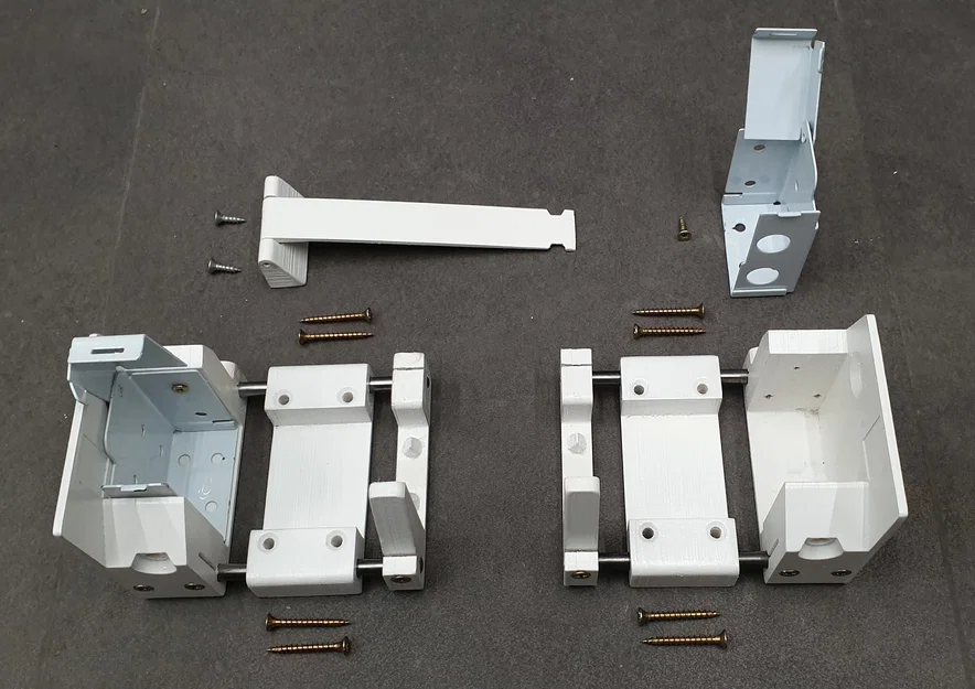 Bát/giá đỡ trượt ngang cho rèm sáo Venetian gắn cửa - Image 8