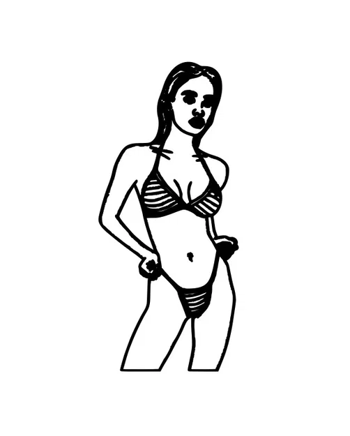 Khuôn Cắt Bánh Cô Gái Bikini Xinh – Vui Nhộn, Sành Điệu! COOKIE CUTTER - Image 1