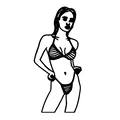 Khuôn Cắt Bánh Cô Gái Bikini Xinh – Vui Nhộn, Sành Điệu! COOKIE CUTTER - Thumbnail 1