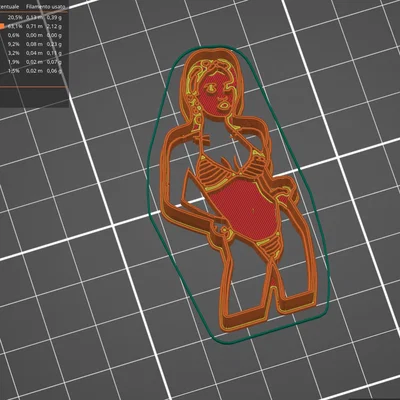 Khuôn Cắt Bánh Cô Gái Bikini Xinh – Vui Nhộn, Sành Điệu! COOKIE CUTTER