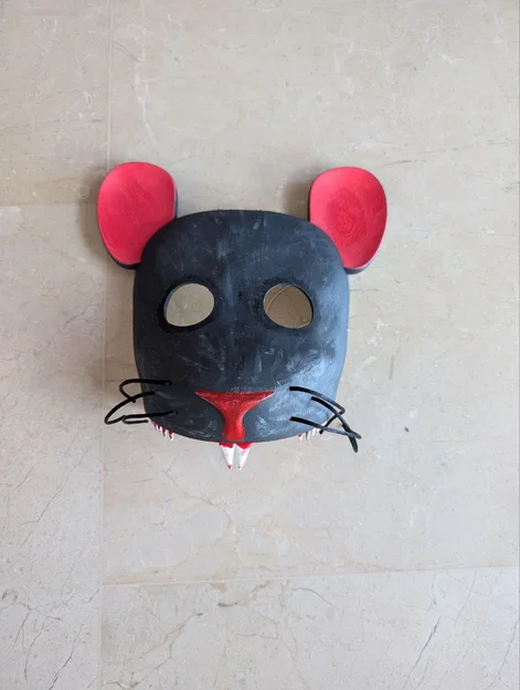 Mặt nạ chuột hóa trang độc đáo (Rat Mask) cho lễ hội - Image 2