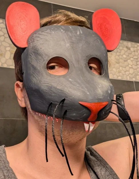 Mặt nạ chuột hóa trang độc đáo (Rat Mask) cho lễ hội - Image 4