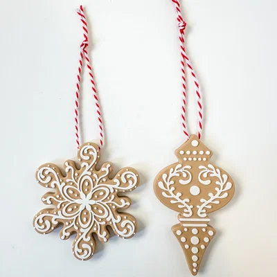 Ornament Bánh Gingerbread (2 Kiểu)