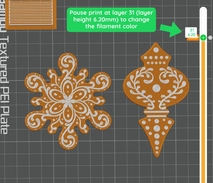 Ornament Bánh Gingerbread (2 Kiểu) - Image 8