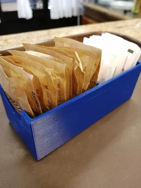 Khay Đựng Gói Đường 2 Ngăn Tiện Lợi (Sugar bag container) - Image 1