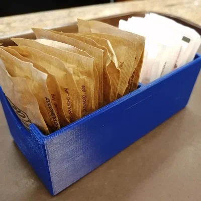 Khay Đựng Gói Đường 2 Ngăn Tiện Lợi (Sugar bag container)