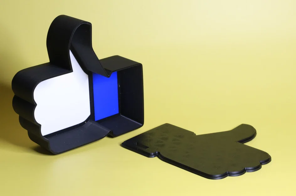 Mô hình trang trí 3D biểu tượng Like Facebook độc đáo - Image 1