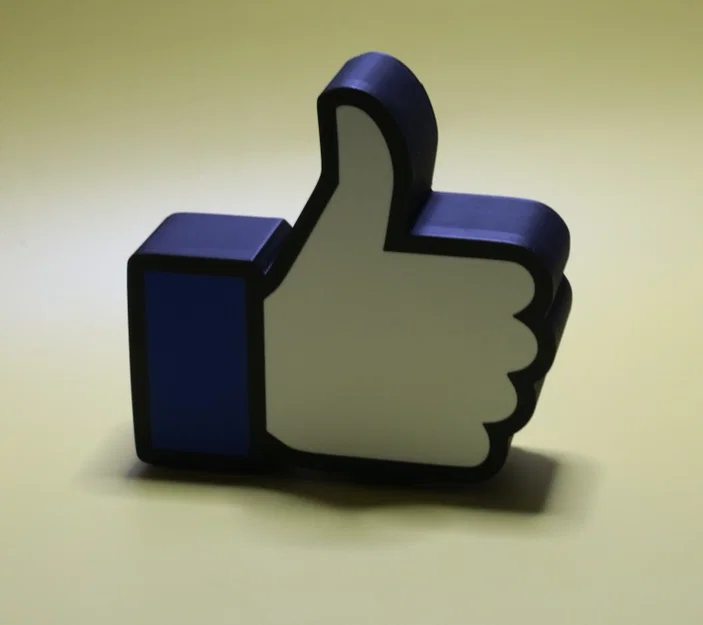 Mô hình trang trí 3D biểu tượng Like Facebook độc đáo - Image 2