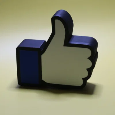 Mô hình trang trí 3D biểu tượng Like Facebook độc đáo