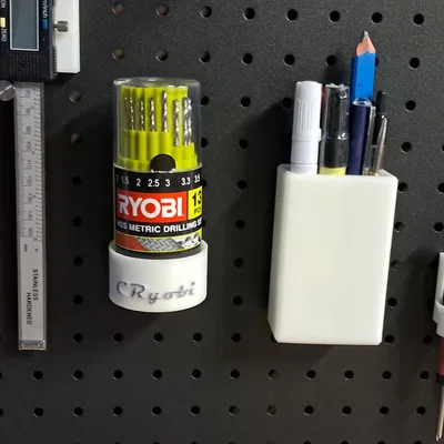 Cốc đựng đa năng 50mm cho bảng Pegboard (Tương thích bộ mũi khoan Ryobi)